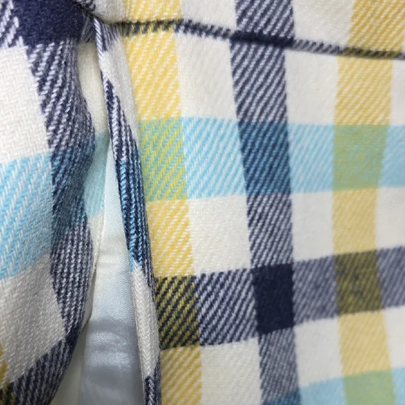 Boden British Tweed 100% Wool Plaid Mini Skirt - Picture 2 of 5